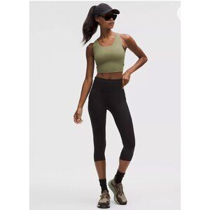Lululemon Black Take a Hint High-Rise Crop Leggings – Size 8, Pockets, Yoga